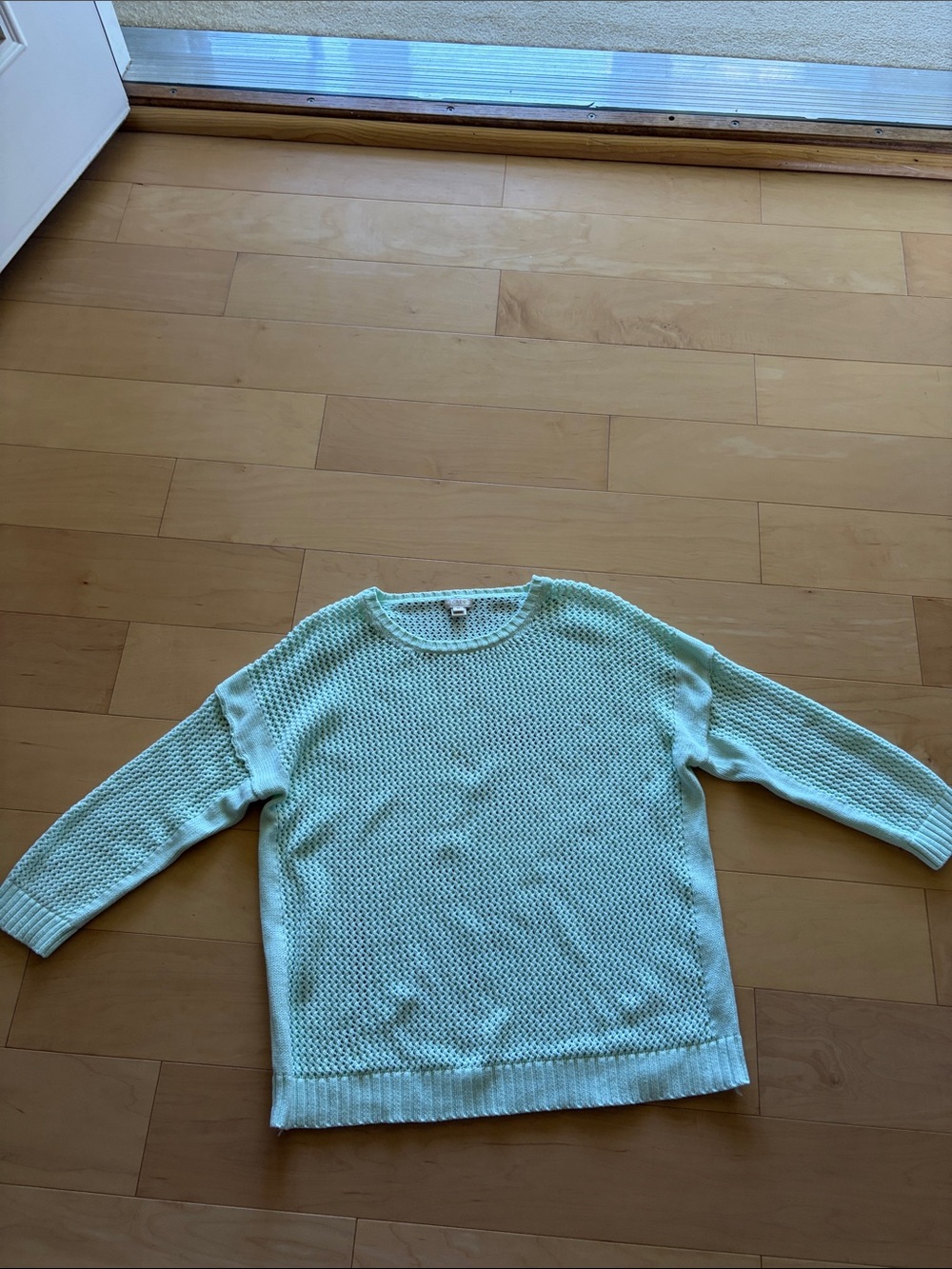 J. Crew Mint Green Crewneck Knit Sweater
Size M